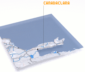 3d view of Cañada Clara