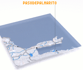 3d view of Paso de Palmarito