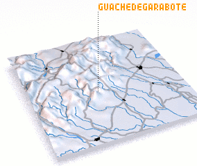 3d view of Guache de Garabote