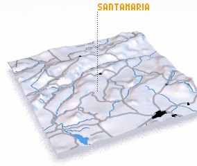 3d view of Santa María