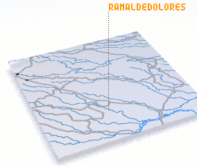 3d view of Ramal de Dolores