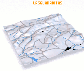 3d view of Las Guarabitas