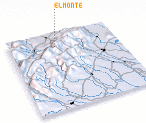 3d view of El Monte