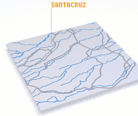 3d view of Santa Cruz