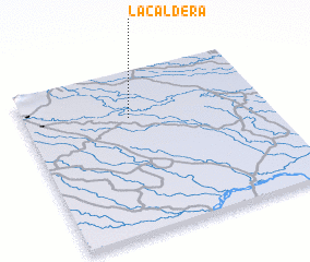 3d view of La Caldera