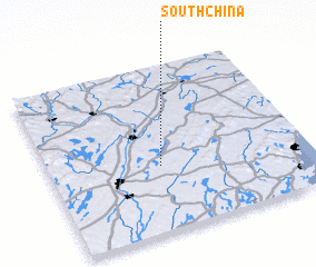 3d view of South China