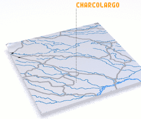 3d view of Charco Largo