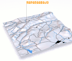 3d view of Mapará Abajo