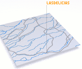 3d view of Las Delicias