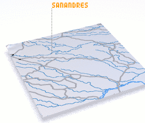 3d view of San Andrés