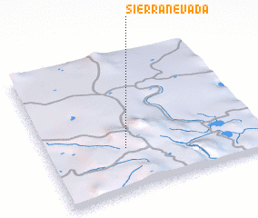 3d view of Sierra Nevada