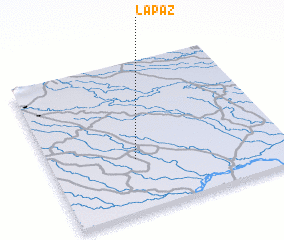 3d view of La Paz