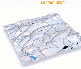 3d view of Las Cocuizas