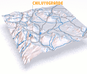 3d view of Chiluyo Grande