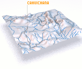 3d view of Cahuichaña
