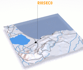 3d view of Río Seco