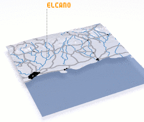 3d view of El Caño