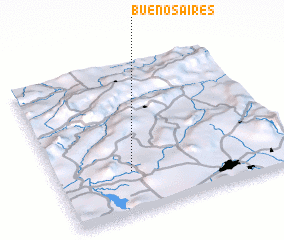 3d view of Buenos Aires