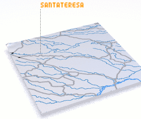 3d view of Santa Teresa