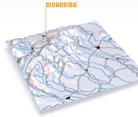 3d view of Río Arriba