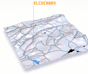 3d view of El Cucharo