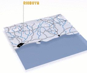 3d view of Río Boyá