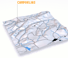 3d view of Campo Elías