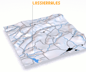 3d view of Los Sierrales