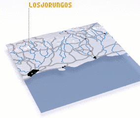 3d view of Los Jorungos