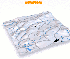 3d view of Agua Vieja