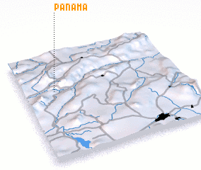 3d view of Panamá