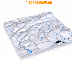 3d view of Piedra de Afilar