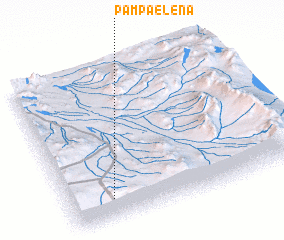 3d view of Pampa Elena