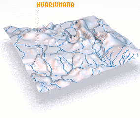 3d view of Huari Umaña