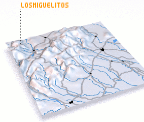 3d view of Los Miguelitos