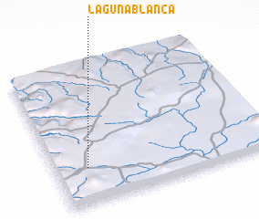 3d view of Laguna Blanca