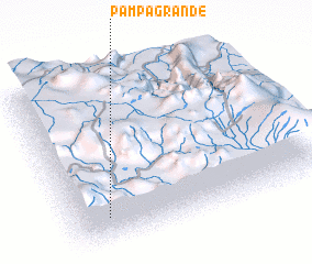 3d view of Pampa Grande