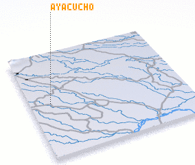 3d view of Ayacucho