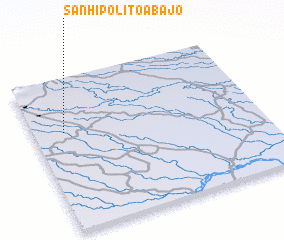 3d view of San Hipólito Abajo