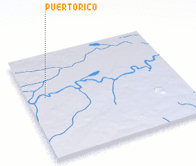 3d view of Puerto Rico