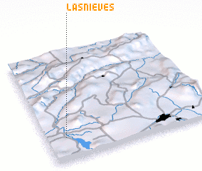 3d view of Las Nieves