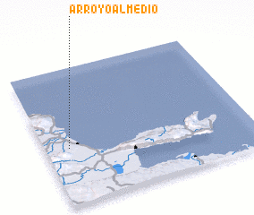 3d view of Arroyo al Medio