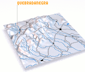 3d view of Quebrada Negra