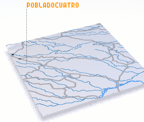 3d view of Poblado Cuatro