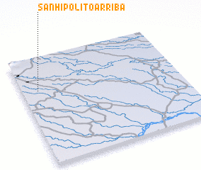 3d view of San Hipólito Arriba