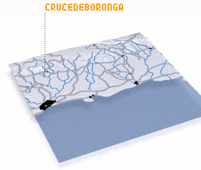 3d view of Cruce de Boronga