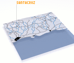 3d view of Santa Cruz