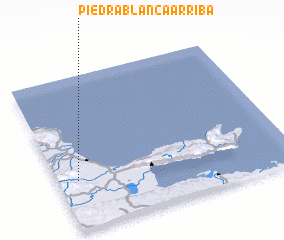 3d view of Piedra Blanca Arriba