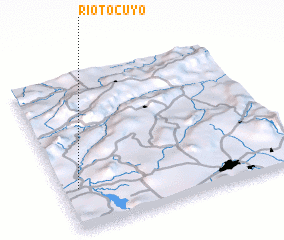 3d view of Río Tocuyo