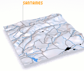 3d view of Santa Inés